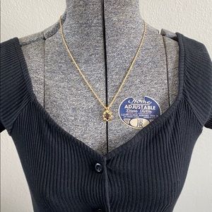 Vintage Red Stone Necklace